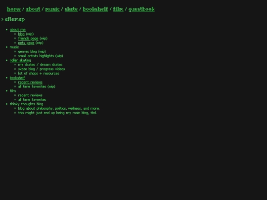 sitemap screenshot