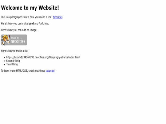 index screenshot