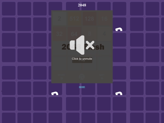 2048 screenshot