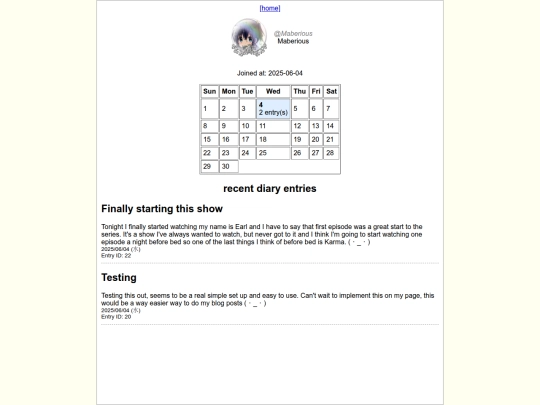 journal screenshot