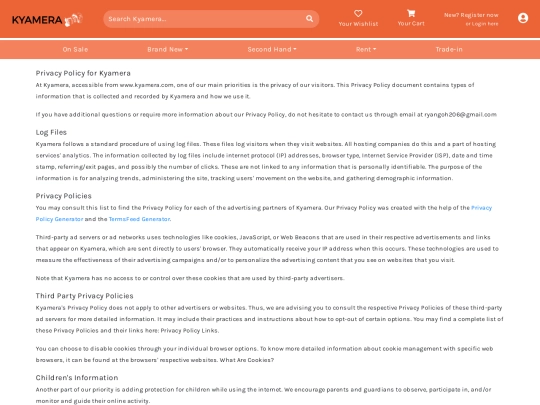 privacy-policy screenshot