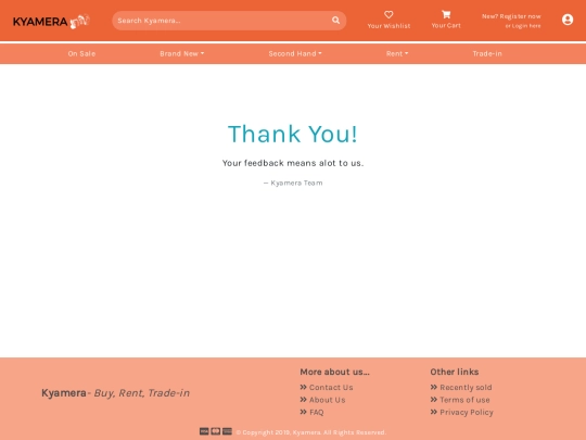 thankyou screenshot