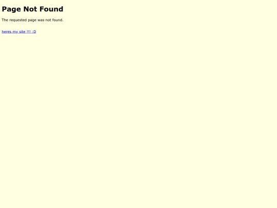 not_found screenshot