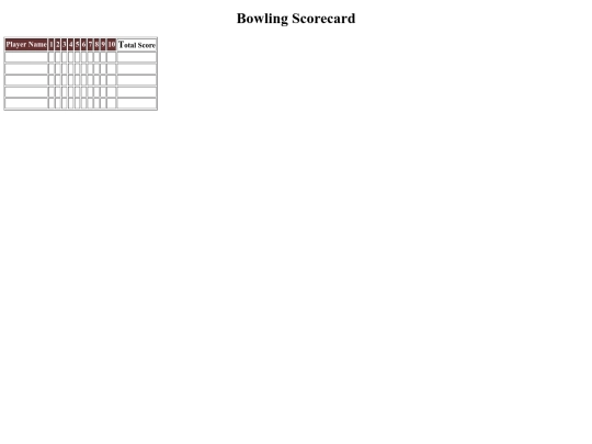 bowling screenshot