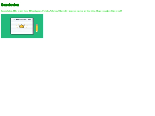 conclusion screenshot
