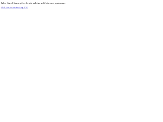myfavoritewebsites screenshot