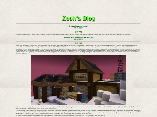 PersonalBlog screenshot