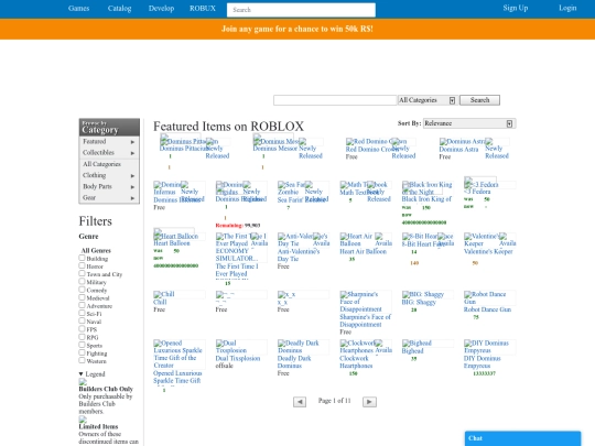 ECS/Catalog - ROBLOX screenshot