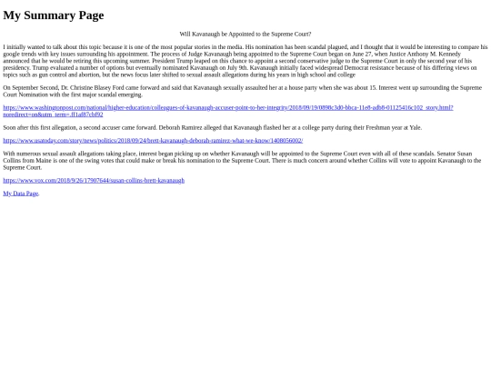 summary screenshot