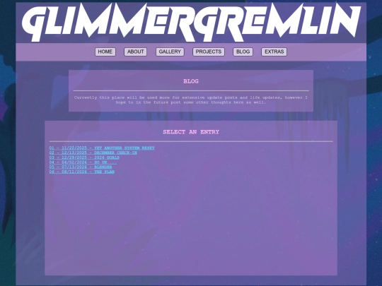 blog screenshot
