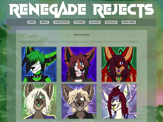 renegaderejects/characters screenshot