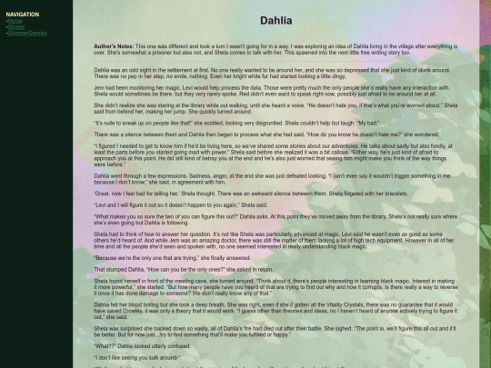 renegaderejects/stories/dahlia screenshot