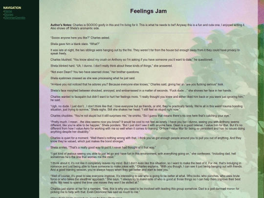 renegaderejects/stories/feelingsjam screenshot