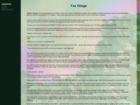 renegaderejects/stories/foxvillage screenshot