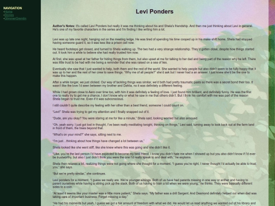renegaderejects/stories/pondering screenshot