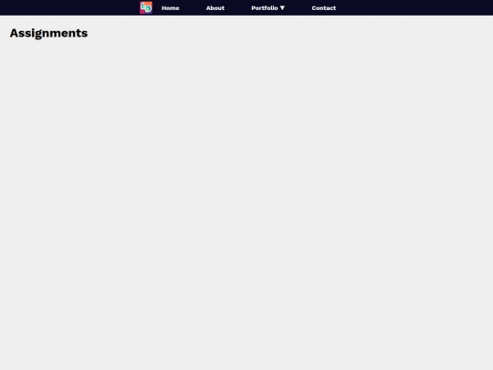 assignments screenshot
