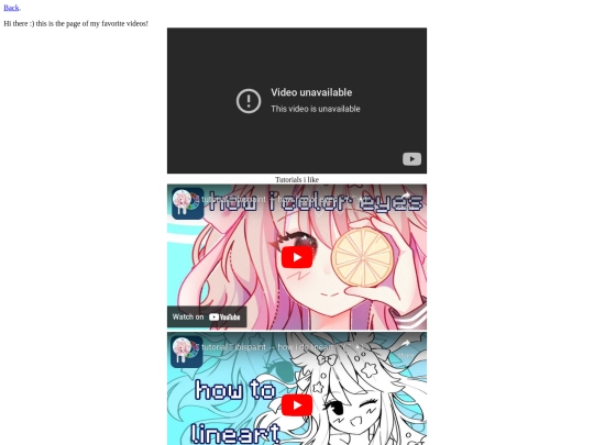 Videos screenshot