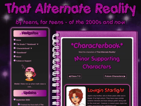 minorcharacters screenshot