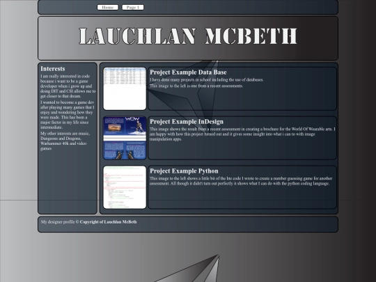 ASSESSMENT/indexpage1 screenshot