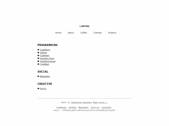 linktree screenshot