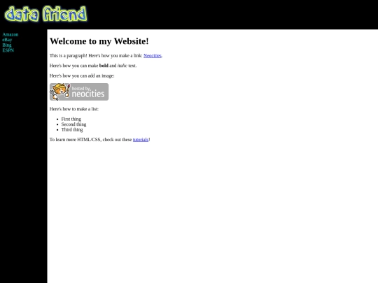 index screenshot