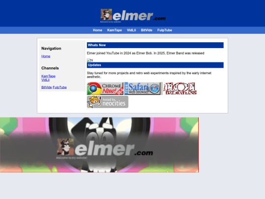 Elmerwebsite screenshot