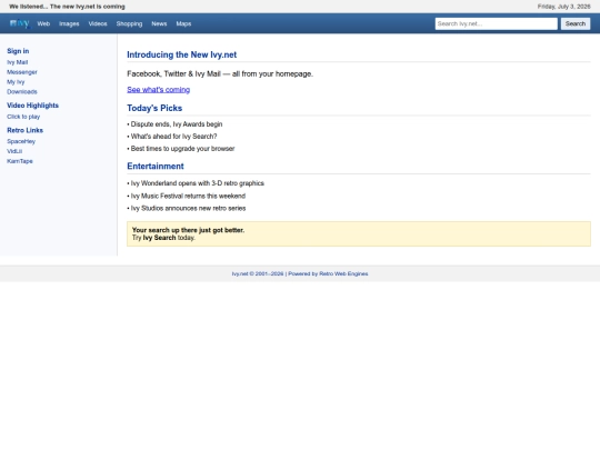 Ivy_net screenshot
