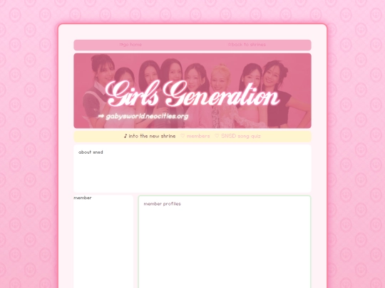 subpages/shrines/snsd/members screenshot