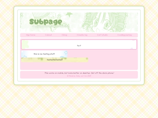 subpages/subpagetemplate screenshot