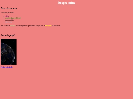despre mine screenshot