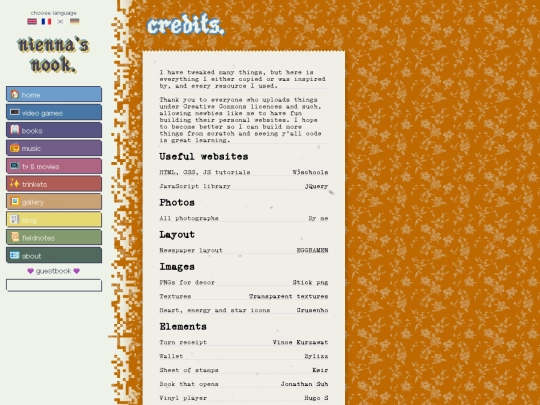 credits screenshot