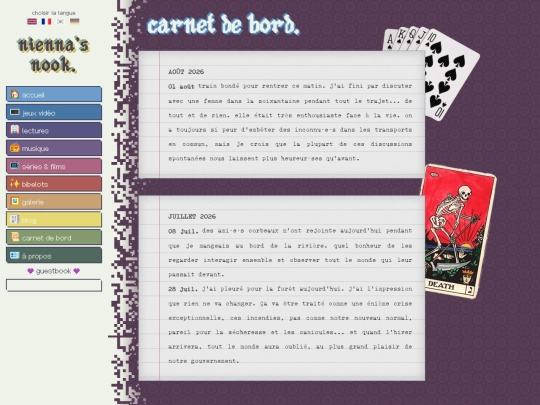 fr/carnetdebord screenshot