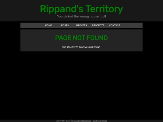 not_found screenshot