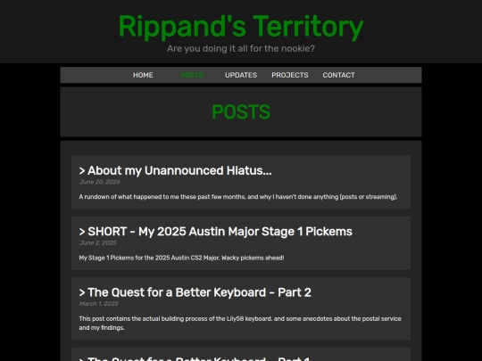 posts screenshot
