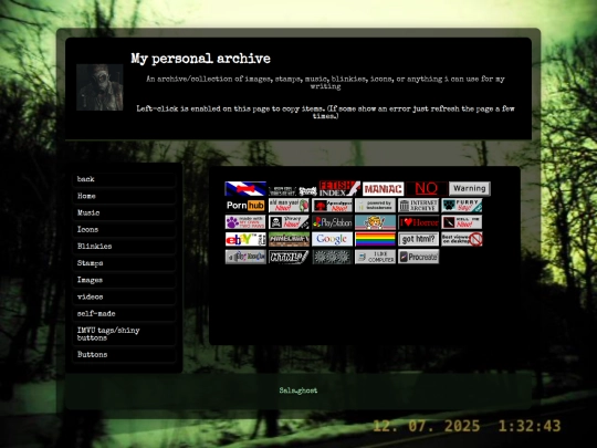 archive-buttons screenshot