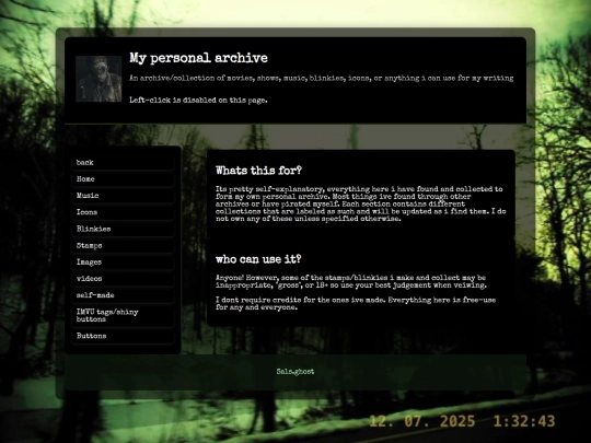 archive screenshot