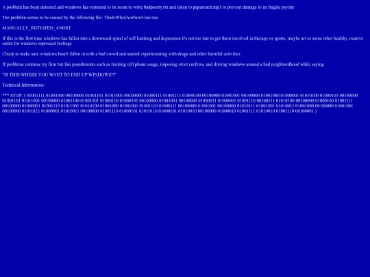 error screenshot