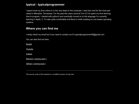 index screenshot