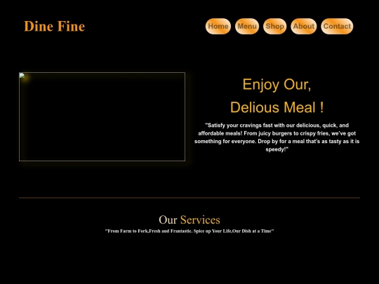 DINE FINE/home1 screenshot