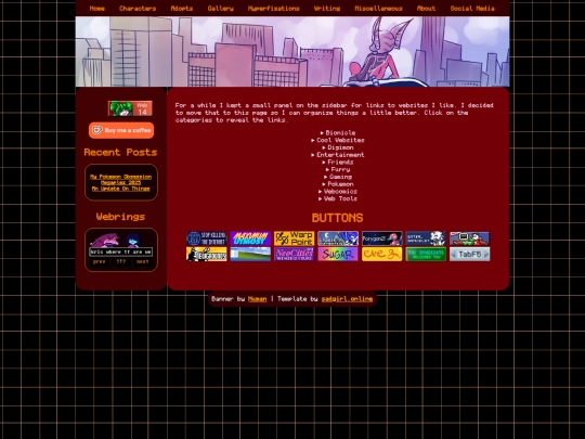 miscellaneous/links screenshot