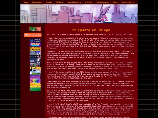 writing/blogs/2025-07-28-An-Update-On-Things screenshot