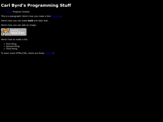 index screenshot