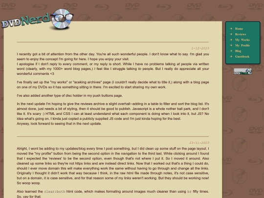 blog screenshot