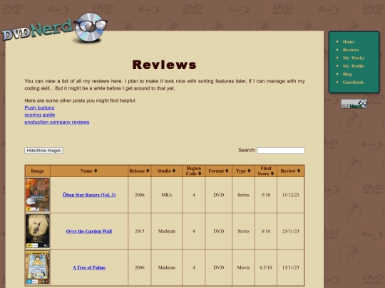 reviews screenshot