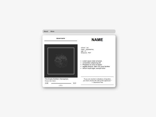 codeprojects/personalsite screenshot