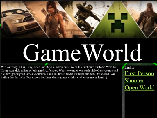 GameWorld screenshot