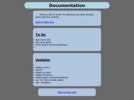 updates screenshot