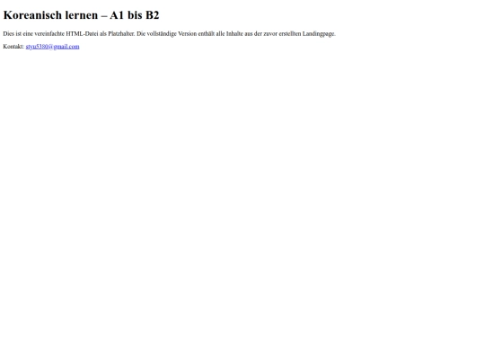 koreanisch_landingpage_de screenshot
