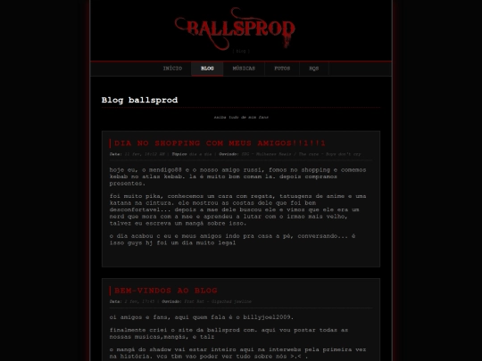 blog screenshot