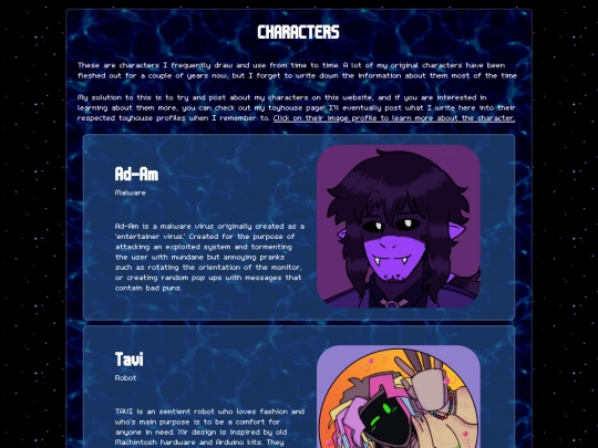 characters screenshot